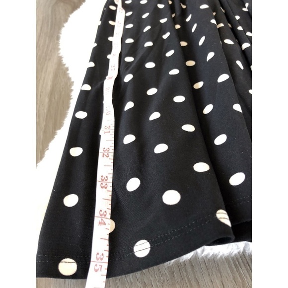 Lauren Ralph Lauren Black & White Polkadot Dress Size 2P - Picture 12 of 14